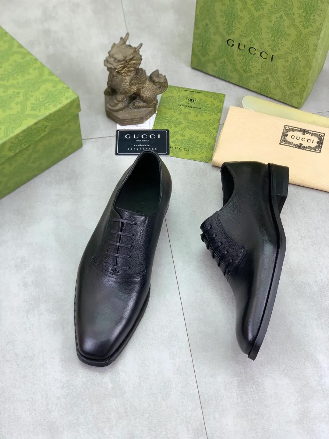 Men's men's shoes 💰P560 [New style] Water dyed cowhide 💰💎💎💎 [Gucci] GUCCI high-end men's formal business leather shoes, original order 1:1! Original imported high-end open-edge beaded calfskin, original metal buckle, imported first-layer cowhide lining for feet. Original outsole, men's shoe size: 39-44 (customized to 45) 2️⃣ colors available